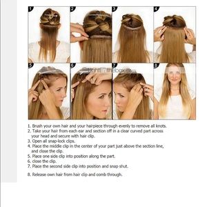 Black Diamond 12” Medium Brown Hair Extension